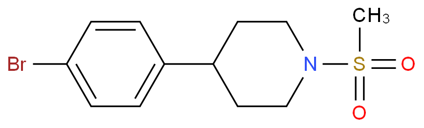 4-(4-Bromophenyl)-1-(methylsulfonyl)piperidine