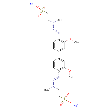 disodium 2,2'-[(3,3'-dimethoxy-4,4'-biphenylylene)bis[azo(methylimino)]]di(ethanesulphonate)