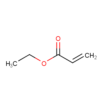 Ethyl acrylate structure