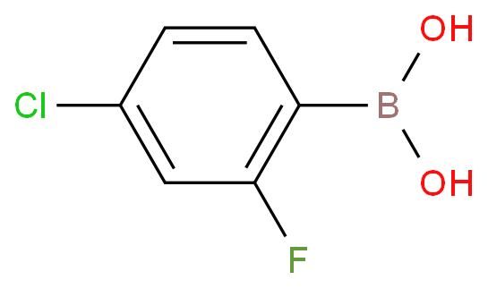 1-Borono-4-chloro-2-fluorobenzene  
