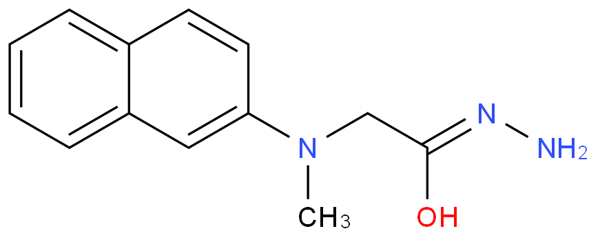 Glycine, N-methyl-N-2-naphthalenyl-, hydrazide  