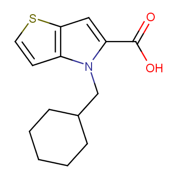 4-CYCLOHEXYLMETHYL-4H-THIENO[3,2-B]PYRROLE-5-CARBOXYLIC ACID