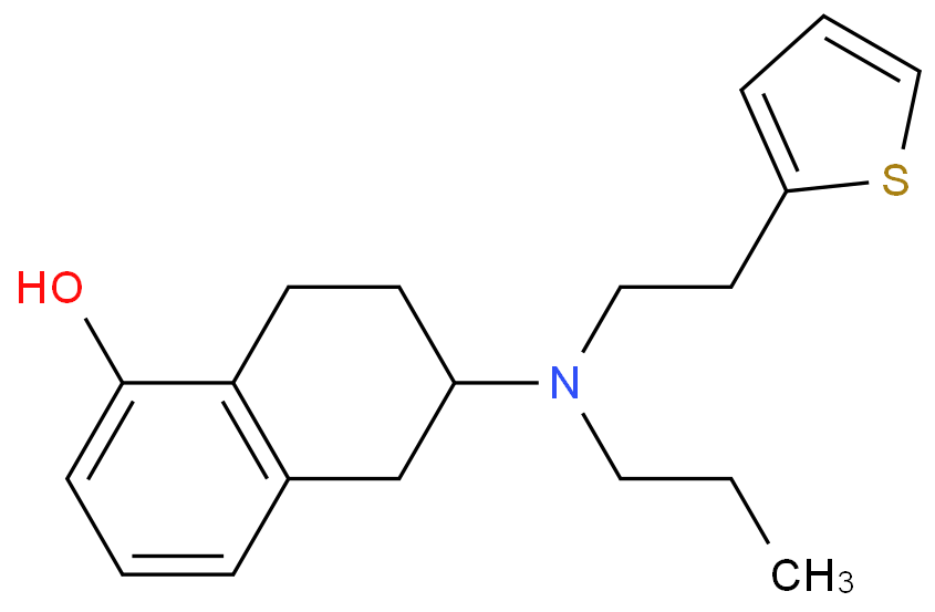 6-[propyl(2-thiophen-2-ylethyl)amino]-5,6,7,8-tetrahydronaphthalen-1-ol