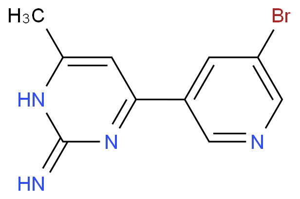 4-(5-BROMOPYRIDIN-3-YL)-6-METHYLPYRIMIDIN-2-AMINE
