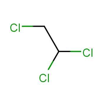 1,1,2-三氯乙烷化学结构式