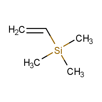 Vinyltrimethylsilane structure