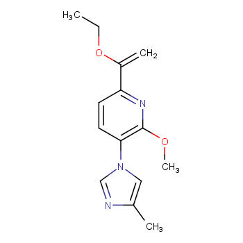 6-(1-乙氧基乙烯基)-2-甲氧基-3-(4-甲基-1H-咪唑-1-基)吡啶