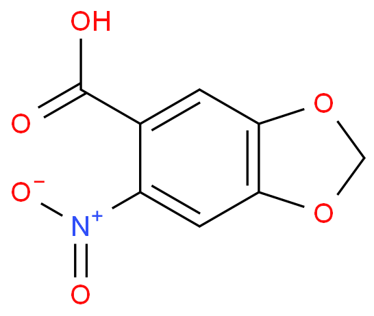 6-硝基苯并[d][1,3]二氧戊环-5-羧酸CAS号716-32-5； （现货优势供应/质量保证）