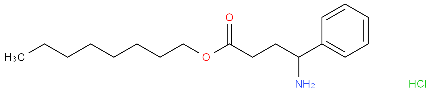 octyl 4-amino-4-phenylbutanoate hydrochloride