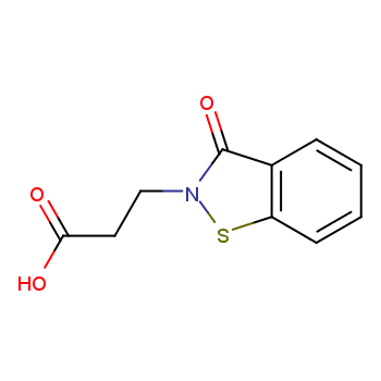 3-(3-氧代-2,3-二氢-1,2-苯并噻唑-2-基)丙酸 产品图片