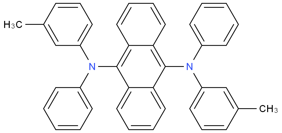 N9,N10二苯基-N9,N10-二间甲苯基蒽-9,10-二胺，CAS号：189263-81-8，欢迎询价购买~~