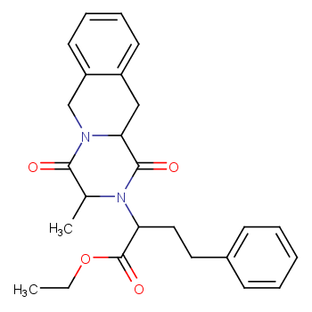 QUINAPRIL   RELATED   COMPOUND   A  (50 MG) (ETHYL[3S-[2(R*),3A,11A  BETA]]-1,3,4,6,11,11A-HEXAHYDRO-3-METHYL-1,4-DIOXO-ALPHA-(2-PHENY-LETHYL)-2H-PYRAZINO[1,2-B]ISOQUINOLINE-2-ACETATE)