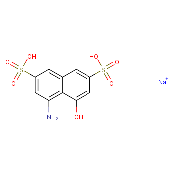 8-Amino-1-naphthol-3,6-disulfonic acid monosodium salt  