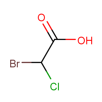 一溴一氯乙酸化学结构式