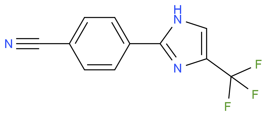 4-(4-(三氟甲基)-1H-咪唑-2-基)苄腈 产品图片