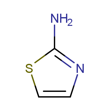 2-氨基噻唑化学结构式