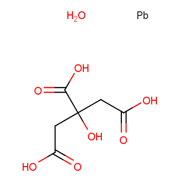 柠檬酸铅化学结构式