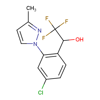 (R)-1-(4-Chloro-2-(3-Methyl-1H-pyrazol-1-yl)phenyl)-2,2,2-trifluoroethanol  