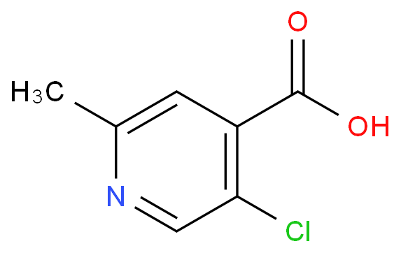 5-氯-2-甲基异烟酸化学结构式