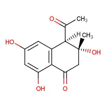 (3R,4S)-REL-4-乙酰基-3,4-二氢-3,6,8-三羟基-3-甲基-1(2H)-萘酮价格, 4-(cis)-Acetyl-3,6,8-trihydroxy-3-methyldihydronaphthalenone对照品, CAS号:263368-92-9