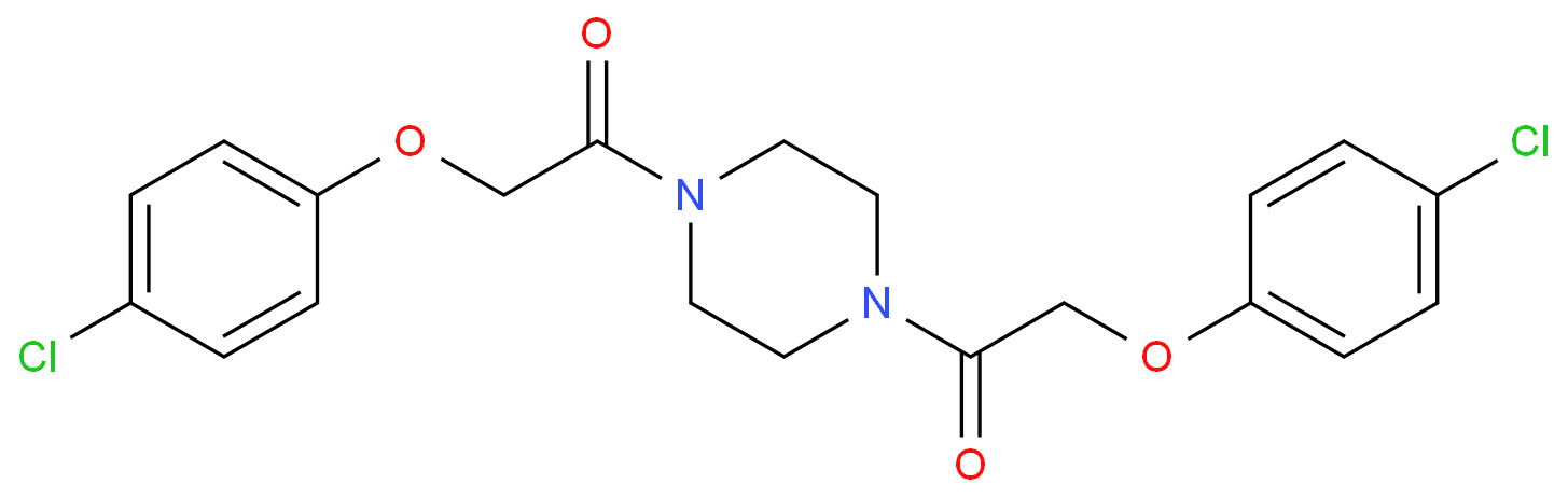 1,4-Bis-(4-chlor-phenoxyacetyl)-piperazin