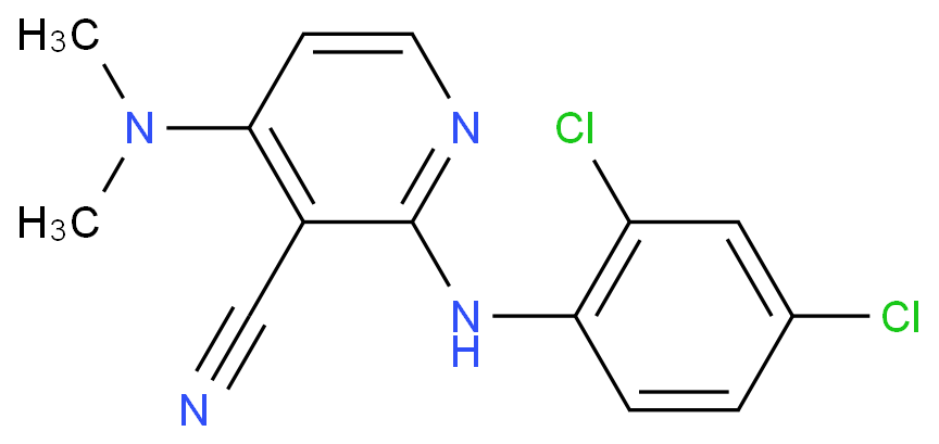 2-(2,4-DICHLOROANILINO)-4-(DIMETHYLAMINO)NICOTINONITRILE