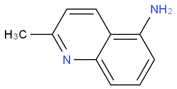 5-氨基喹哪啶化学结构式