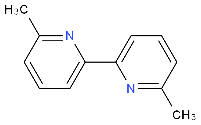 6,6-二甲基-2,2-联吡啶化学结构式