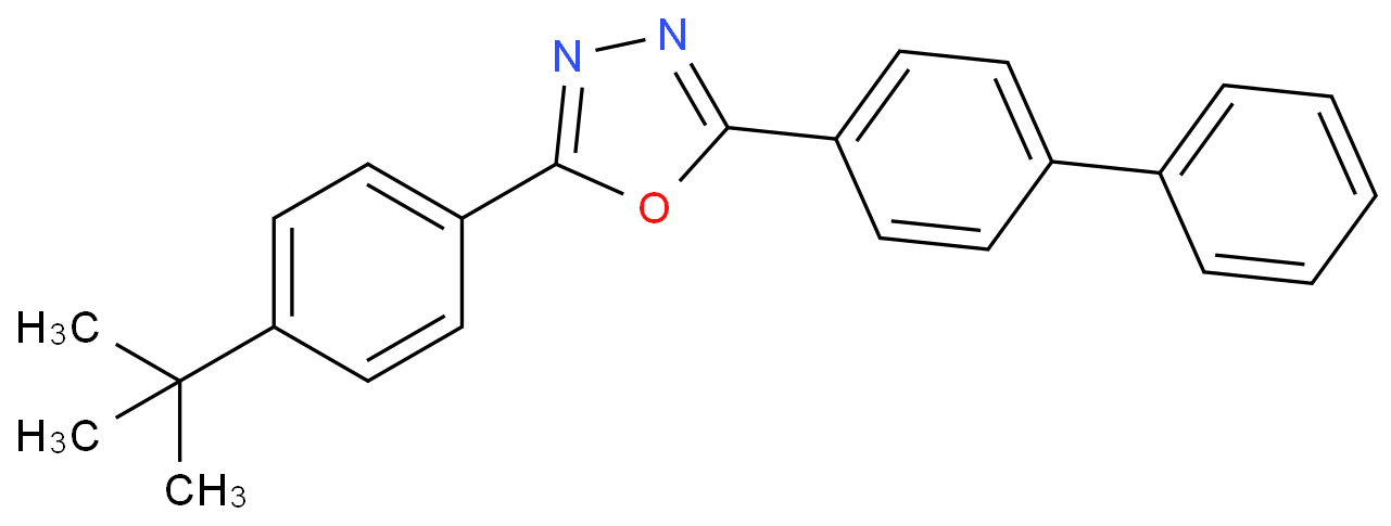 2-(4-tert-Butylphenyl)-5-(4-biphenyl)-1,3,4-oxadiazole  