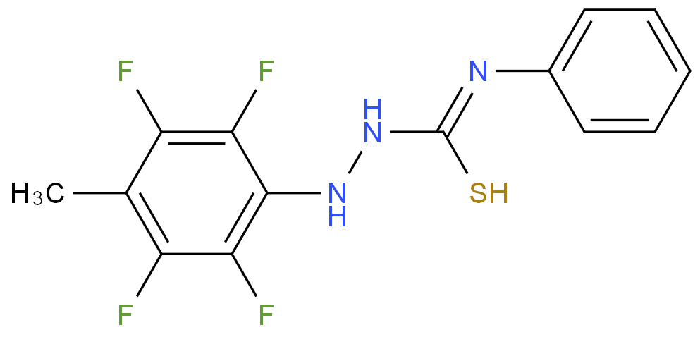 1-(2,3,5,6-TETRAFLUORO-4-METHYLPHENYL)-4-PHENYLTHIOSEMICARBAZIDE