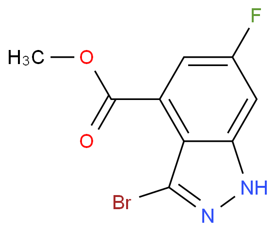 3-BROMO-6-FLUORO-4-INDAZOLECARBOXYLIC ACID METHYL ESTER