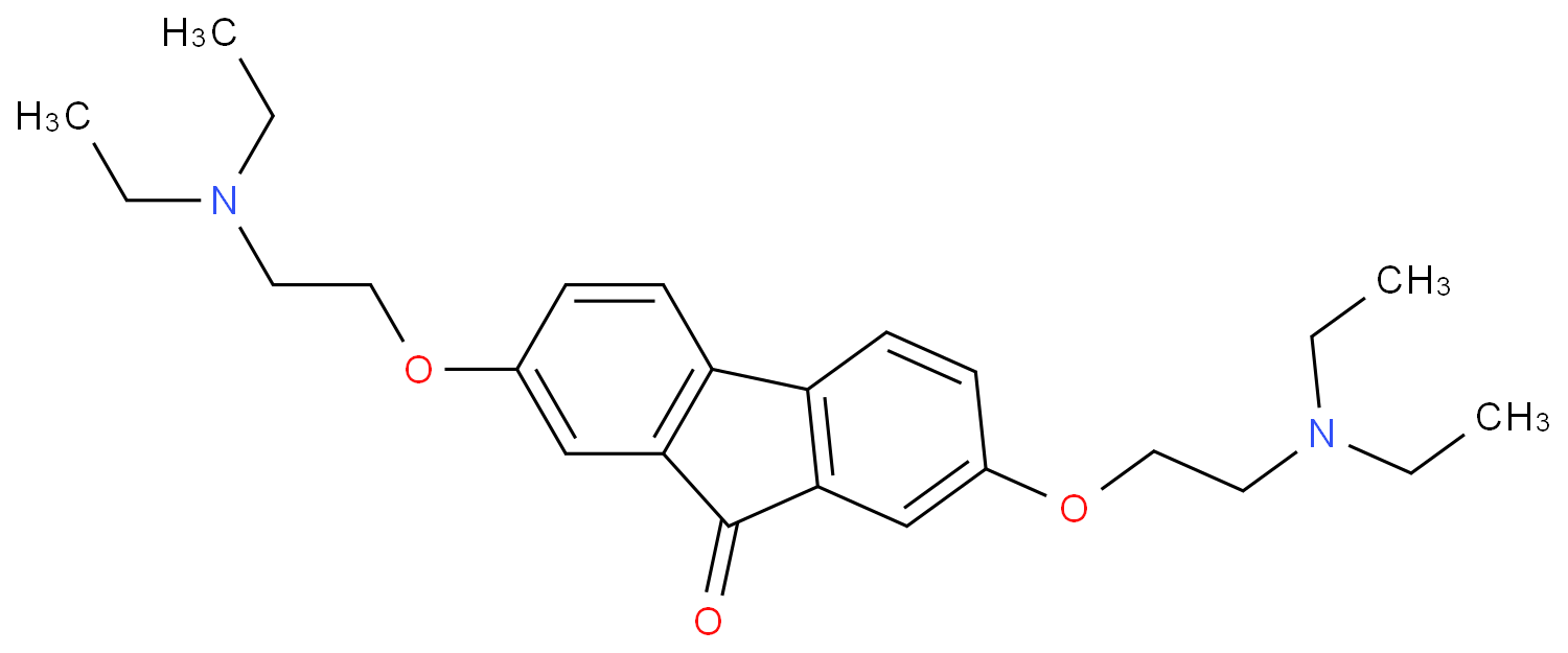 乙胺芴酮化学结构式