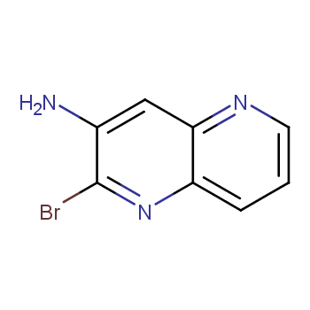 2-BROMO-1,5-NAPHTHYRIDIN-3-AMINE
