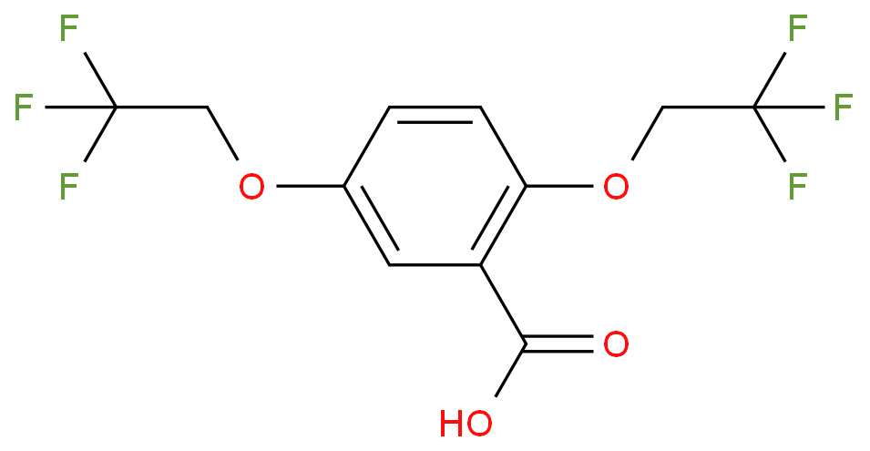 2,5-双(2,2,2-三氟乙氧基)苯甲酸 产品图片