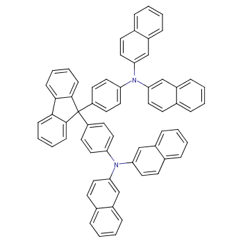 9,9-Bis[4-(N,N-bis-naphthalen-2-yl-amino)phenyl]-9H-fluorene