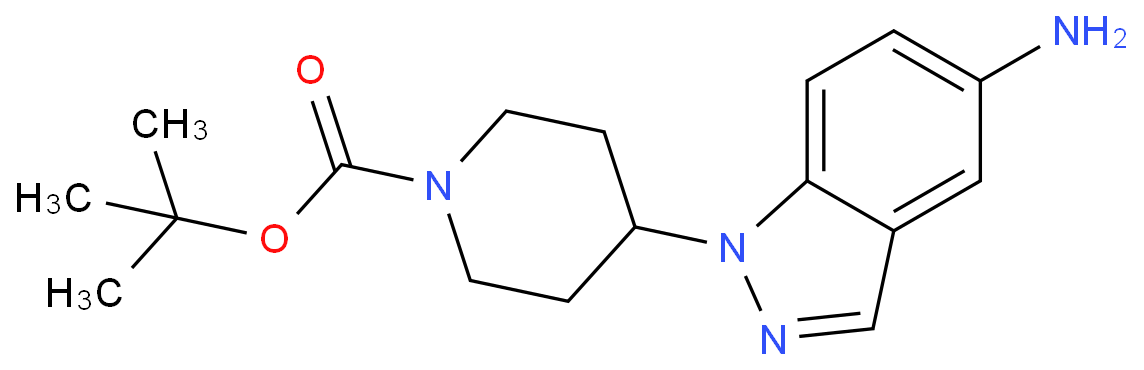 tert-butyl 4-(5-aminoindazol-1-yl)piperidine-1-carboxylate