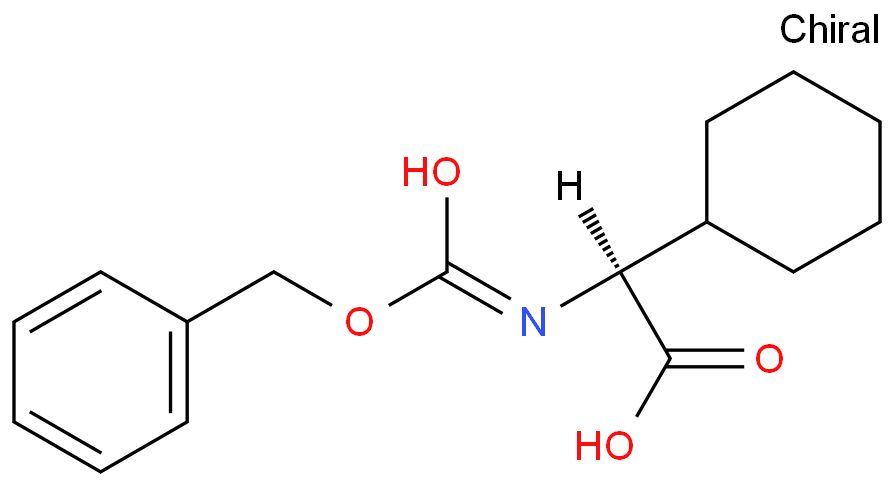 Cbz-环己基-L-甘氨酸化学结构式