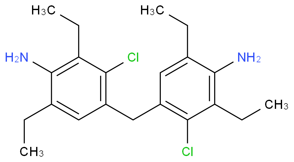 4-[(4-amino-2-chloro-3,5-diethylphenyl)methyl]-3-chloro-2,6-diethylaniline