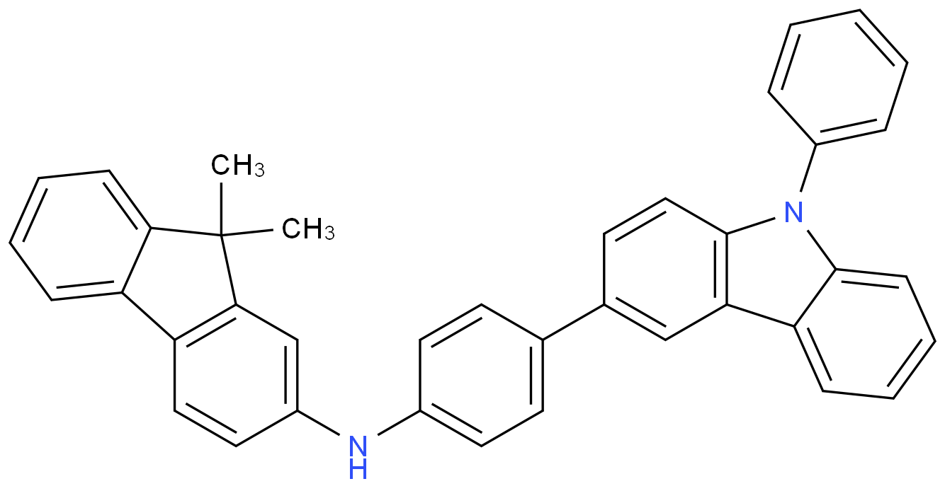 9,9-二甲基-N-[4-(9-苯基咔唑-3-)苯基芴-2-胺CAS1354653-33-0；（现货供应，质量保证）