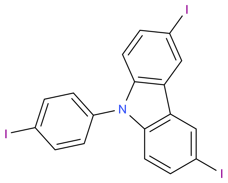 9H-Carbazole, 3,6-diiodo-9-(4-iodophenyl)
