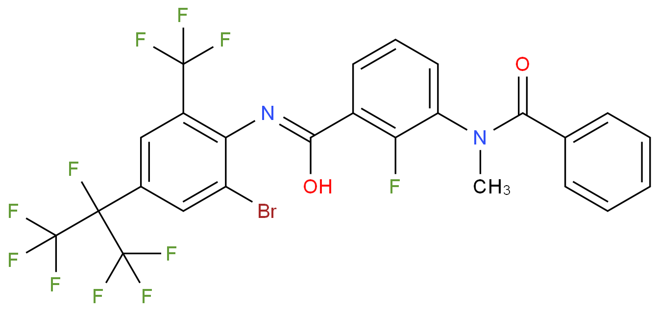 溴虫氟苯双酰胺化学结构式