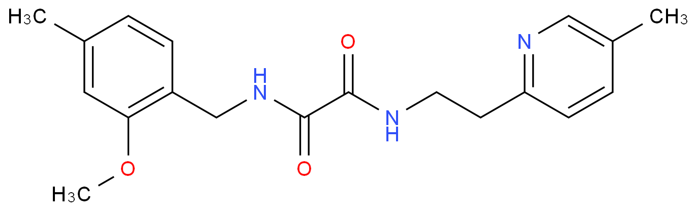 N1-(2-甲氧基-4-甲基苄基)-N2-(2-(5-甲基吡啶-2-基)乙基)草酰胺/745047-94-3