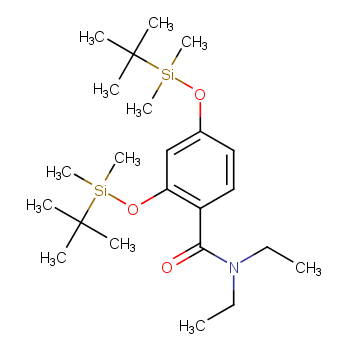 Benzamide, 2,4-bis[[(1,1-dimethylethyl)dimethylsilyl]oxy]-N,N-diethyl-