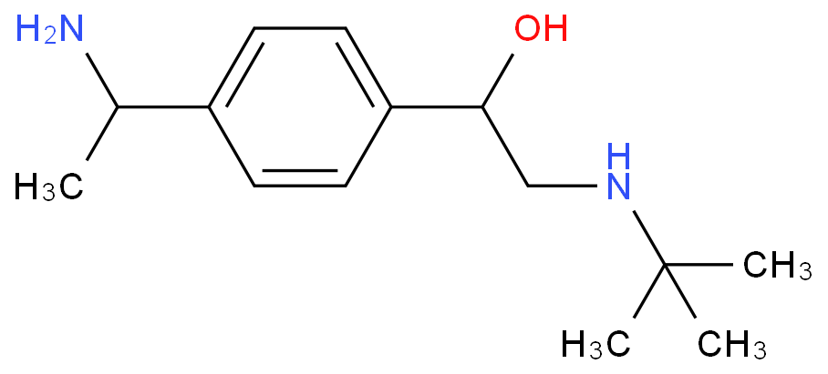 1-[4-(1-aminoethyl)phenyl]-2-(tert-butylamino)ethanol