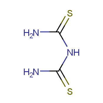 2,4-二硫代缩二脲化学结构式