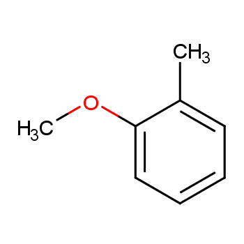2-甲基苯甲醚化学结构式
