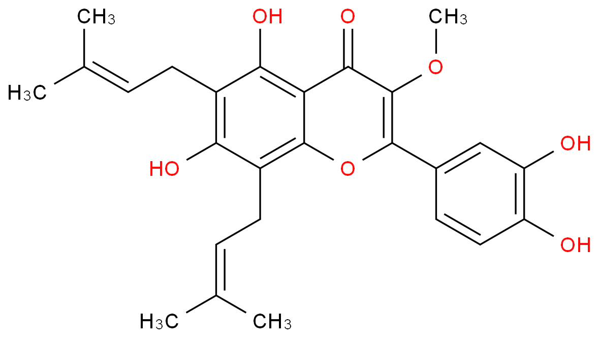 楮树黄酮醇B价格, Broussoflavonol B对照品, CAS号:99217-70-6