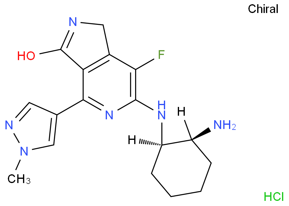 TAK-659(盐酸盐)化学结构式