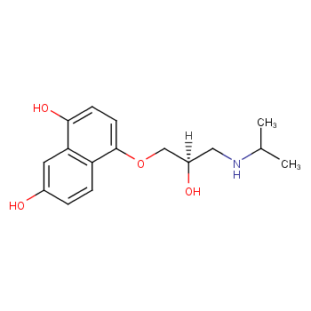 1,7-Naphthalenediol,4-[2-hydroxy-3-[(1-methylethyl)amino]propoxy]-, (R ...