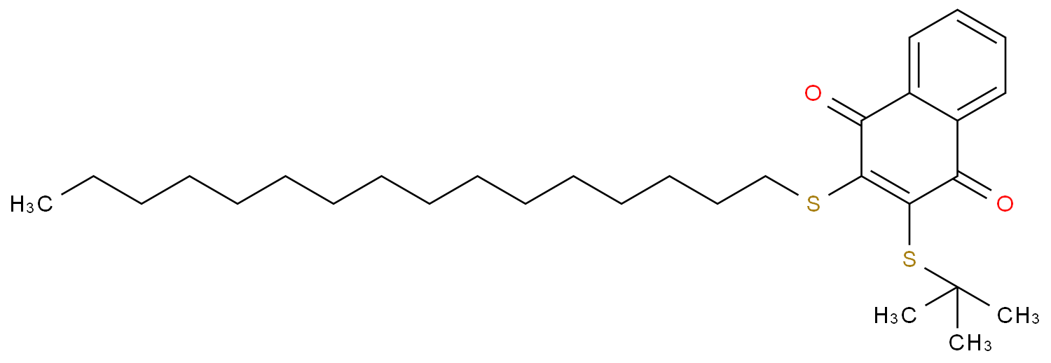 2-(tert-butylthio)-3-(hexadecylthio)naphthalene-1,4-dione